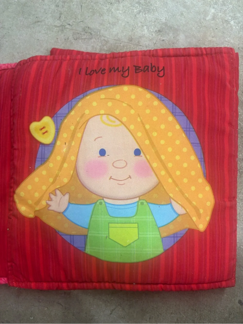 Soft and Sensory Engaging Vintage Plush Book “When Baby Wakes Up”